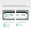 УМБ Power Bank Romoss LT20 20000mAh повербанк з екраном White (11240-hbr)