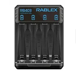 Зарядний пристрій для акумуляторів RABLEX RB 403 AA/AAA