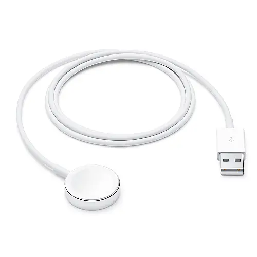 Бездротовий зарядний пристрій Apple Watch Magnetic Fast Charger USB (MKLG2CH/A1570) - білий