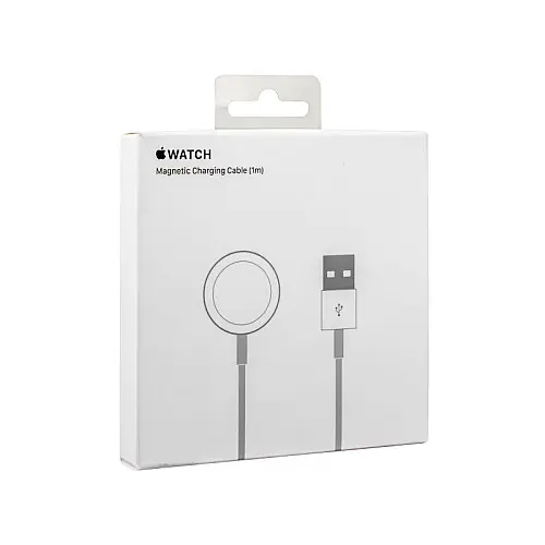Бездротовий зарядний пристрій Apple Watch Magnetic Fast Charger USB (MKLG2CH/A1570) - білий