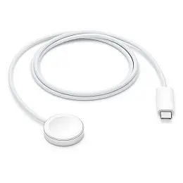 Бездротовий зарядний пристрій Apple Watch Magnetic Fast Charger USB-C (MX2H2AM/A2257) - білий