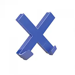 Магніт-утримувач суперпотужний Dahle Mega Cross 90x90 мм Синій (4009729067994)
