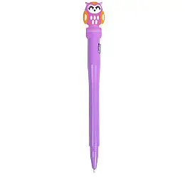 Ручка гелевая Bambi Сова GP-1099 светится Фиолетовый