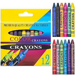 Карандаші воскові COLOR-IT 2688A 12 кольорів