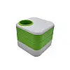 Стакан для ручек COLOR-IT 568 пластиковый 10х10х9 см Зеленый