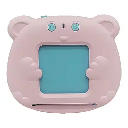 Карманная азбука Монтессори "Мишка" Bambi 1715 56 карточек в коробке Розовый