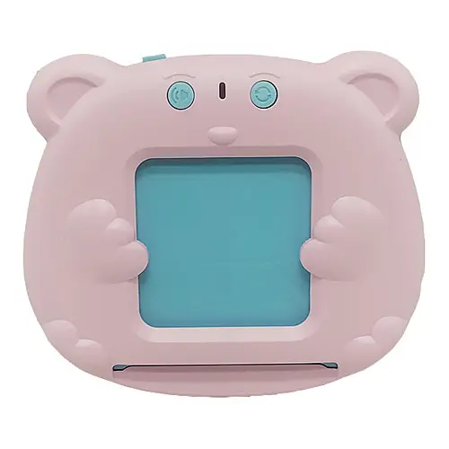 Карманна абетка Монтессорі "Мишка" Bambi 1715 56 карток у коробці Рожевий