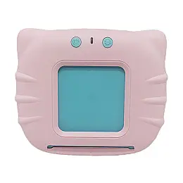 Карманная азбука Монтессори "Котик" Bambi 1980M 112 карточек в коробке Розовый
