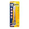 Ніж 18 мм ABS пластик з металевим напрямком кнопковий фіксатор 2 леза MASTERTOOL GM (17-0106)