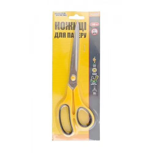 Ножиці для паперу 240 мм MASTERTOOL GM (17-1240)