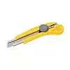 Ніж 18 мм ABS пластик з металевою напрямною гвинтовий замок MASTERTOOL GM (17-0328)