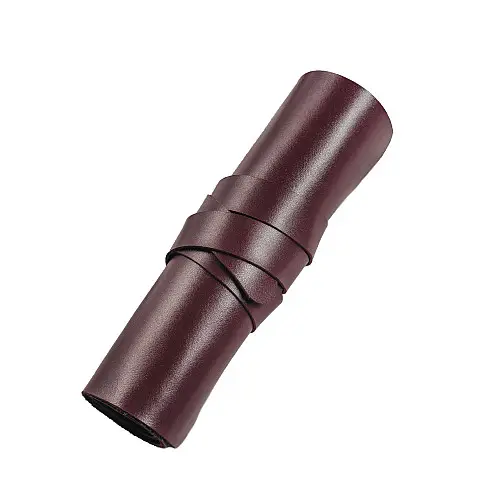 Кожаный сверток для ручек Skin and Skin 34х20 см Бордовый (LA52BU)