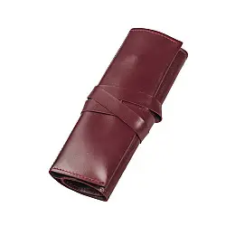 Кожаный сверток Skin and Skin АРТ 30x42 см Бордовый (LA51BU)