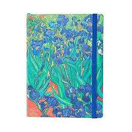 Планер-записна книжка Ван Гог "Іриси" Kiri sketch 22401-KR м'який переплет 192 сторінки