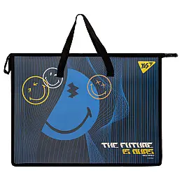 Папка-портфель YES А3 с тканевыми ручками Smiley World (492199)