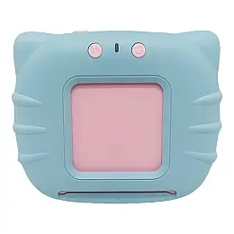 Карманная азбука Монтессори Котик Bambi 8888 56 карточек Синий