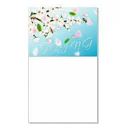 Блокнот на магніті Spring Весна Jumbi KT30072110 30 листів