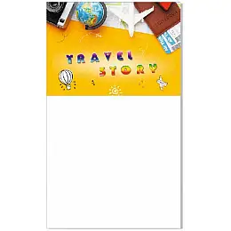 Блокнот на магніті Travel story Відпустка Jumbi Kt30072104 30 аркушів