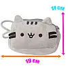 Пенал-сумка косметичка клатч дитячий 2Life Pusheen cat 19х11 см Сірий (v-12158)