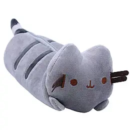 Пенал косметичка дитячий Pusheen cat 23х13 см Сірий (n-12159)