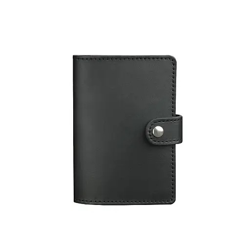 Кожана обкладинка для паспорта BlankNote 3.0 Чорна (BN-OP-3-g)
