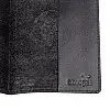 Кожаная обложка на паспорт с картой и рамкой SHVIGEL 13982 Черная