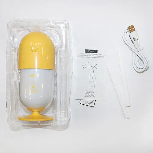 Увлажнитель воздуха Remax RT-A500 Capsule Mini Humidifier желтый (6954851281870)