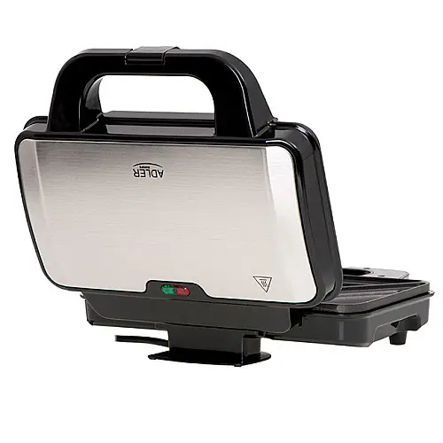 Сендвічниця Adler AD 3043 XXL Срібляста