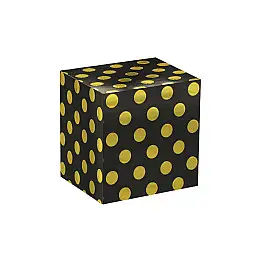 Бумага упаковочна PPW PAPER Lesko PZ001 Чорний Золотий Горох 50*70 см