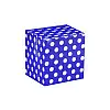 Бумага упаковочная PPW PAPER Lesko PZ001 Синий Серябрянный Горох 50*70 см