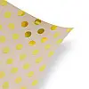 Бумага упаковочная PPW PAPER Lesko PZ001 Розовый Золотой Горох 50*70 см