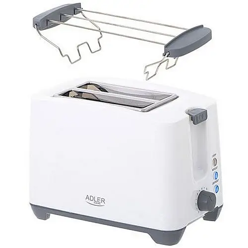 Тостер для хлеба Adler AD 3216 белый