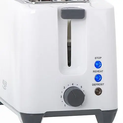 Тостер для хлеба Adler AD 3216 белый