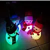 Фигурка светящийся снеговик LED ABC зелено-красный