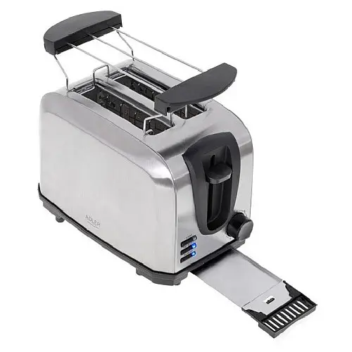 Тостер для хлеба Adler AD 3222 Silver