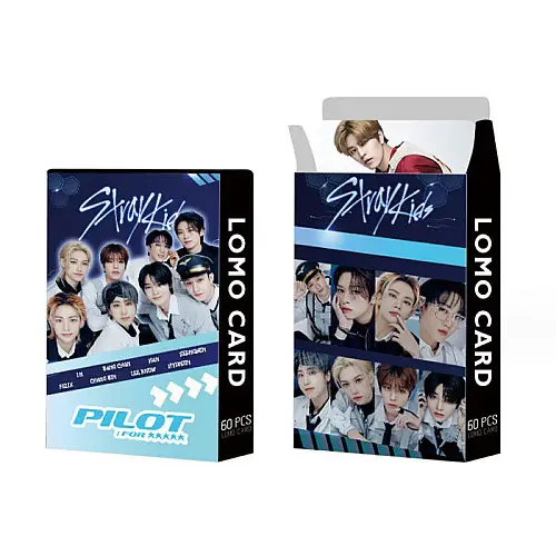 Набір карток Стрей Кідс Stray Kids Pilot Ломо 60шт (23519) Fan Girl