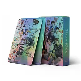 Набор карточек Stray Kids Стрей Кидс Stray Kids Ломо 55 шт яркие (23203) Fan Girl