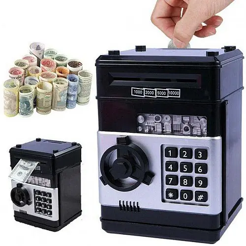 Электронный сейф копилка OPT-TOP Number Bank "Банкомат" (1756375472)