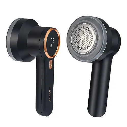 Машинка для стрижки колтунцев Sokany SK-12004 аккумуляторная с черным дисплеем (SK12004)