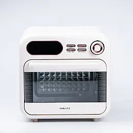 Духовка настольная электрическая Sokany SK-10003 объемом 18л с таймером белый (SK10003)