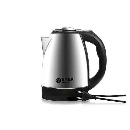 Електрочайник дисковий нержавійка BITEK BT-7001 2000W 2 л