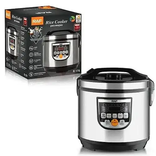 Мультиварка RAF R.178 5L 900W Silver-Black