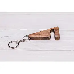 Брелок-підставка з дерева для гаджета ecoWalnut 45x75x10 мм