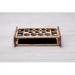 Дерев'яна підставка для зберігання сигарет/вейпа iqos/glo ecoWalnut 317x183x80 мм
