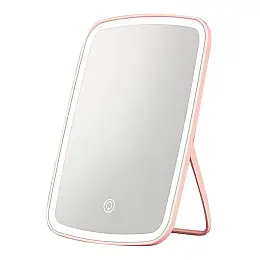 Косметическое настольное зеркало RIAS LY-522 с LED подсветкой Pink