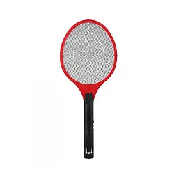 Електрична мухобійка Mosquito Rechargeable hitting Swatter Чорно-червоний