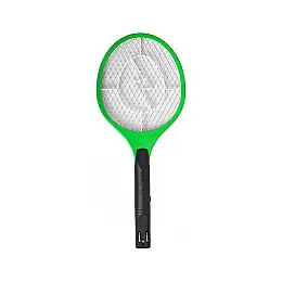 Електрична мухобійка Mosquito Rechargeable hitting Swatter Чорно-зелена