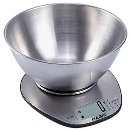 Электронные кухонные весы Magio MG-691 со съемной чашей до 5кг Silver