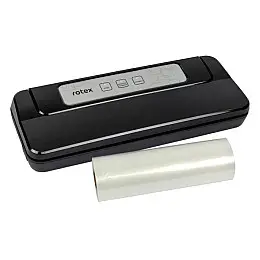 Бутовий вакуумний упаковщик Rotex RVS320-B з плівкою 5м 110W Black