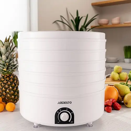 Сушка электрическая для продуктов Ardesto FDB-5385 D38.5 см 520Вт White